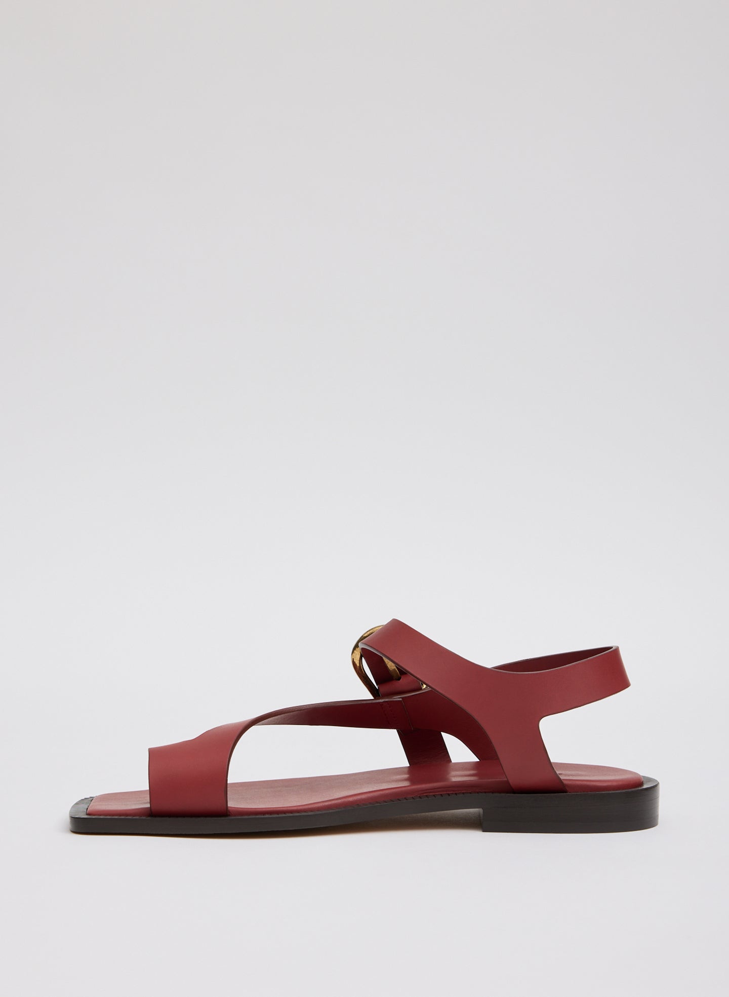 Red Karel Sandal - side view