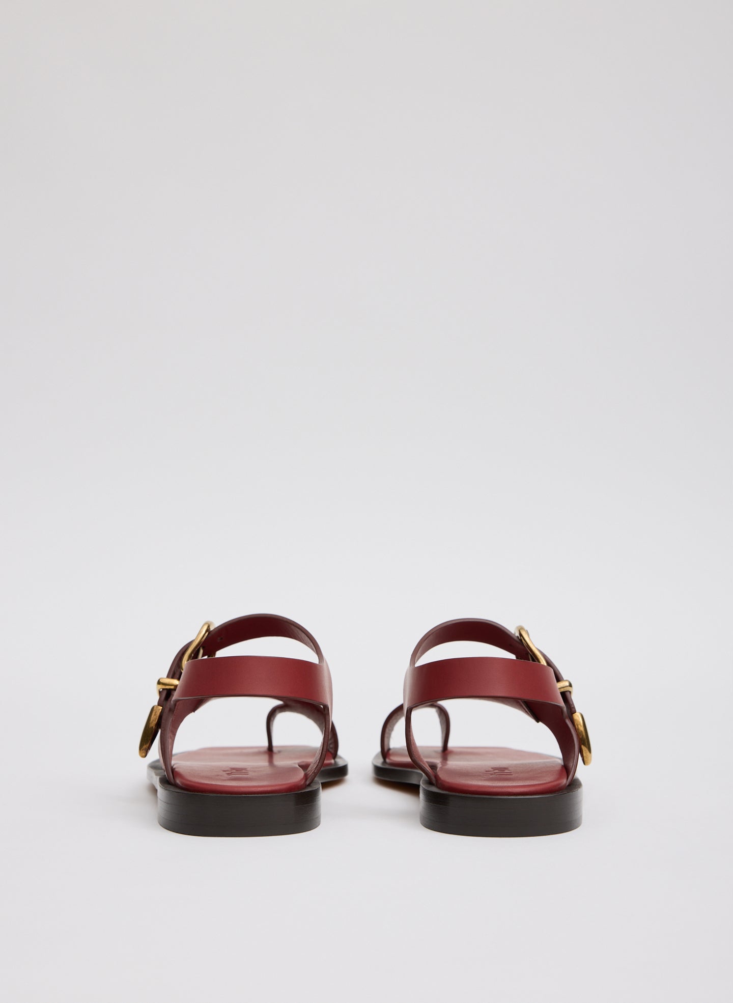 Red Karel Sandal - back view