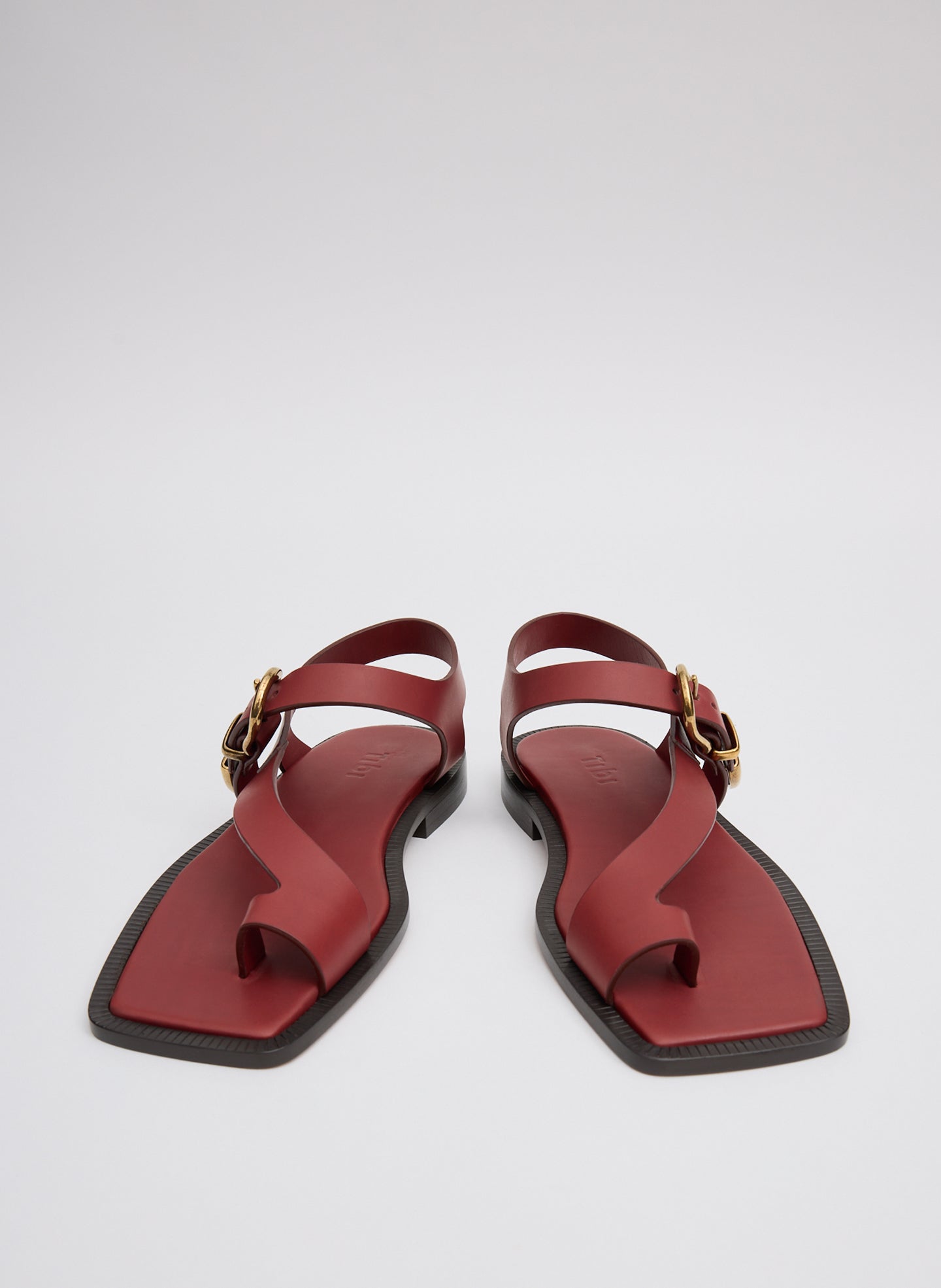 Red Karel Sandal - front view