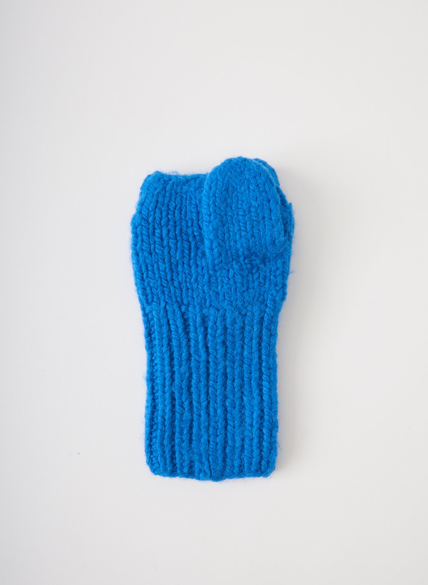 Blue Cozy Mittens - single mitten