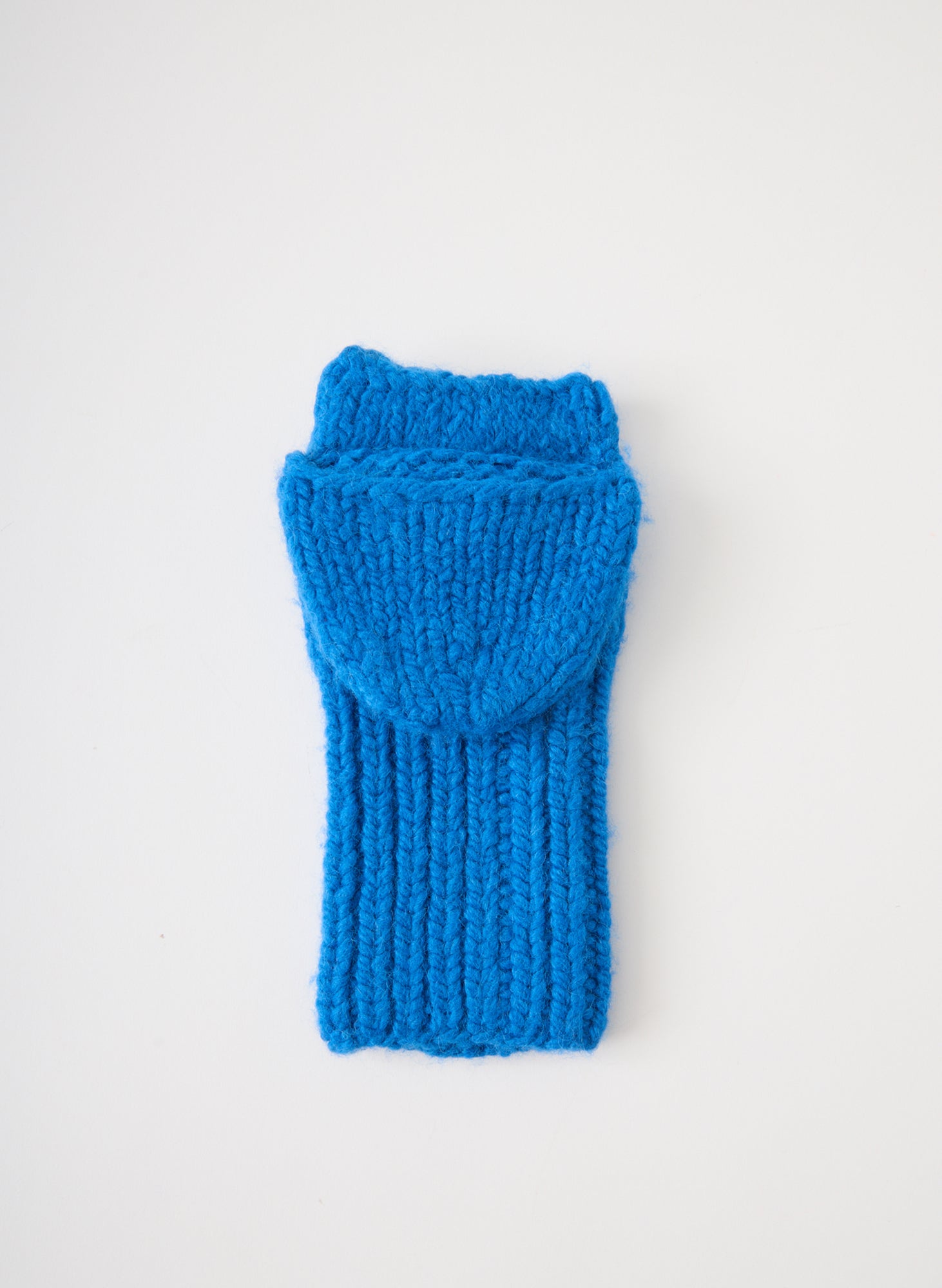 Blue Cozy Mittens - single mitten