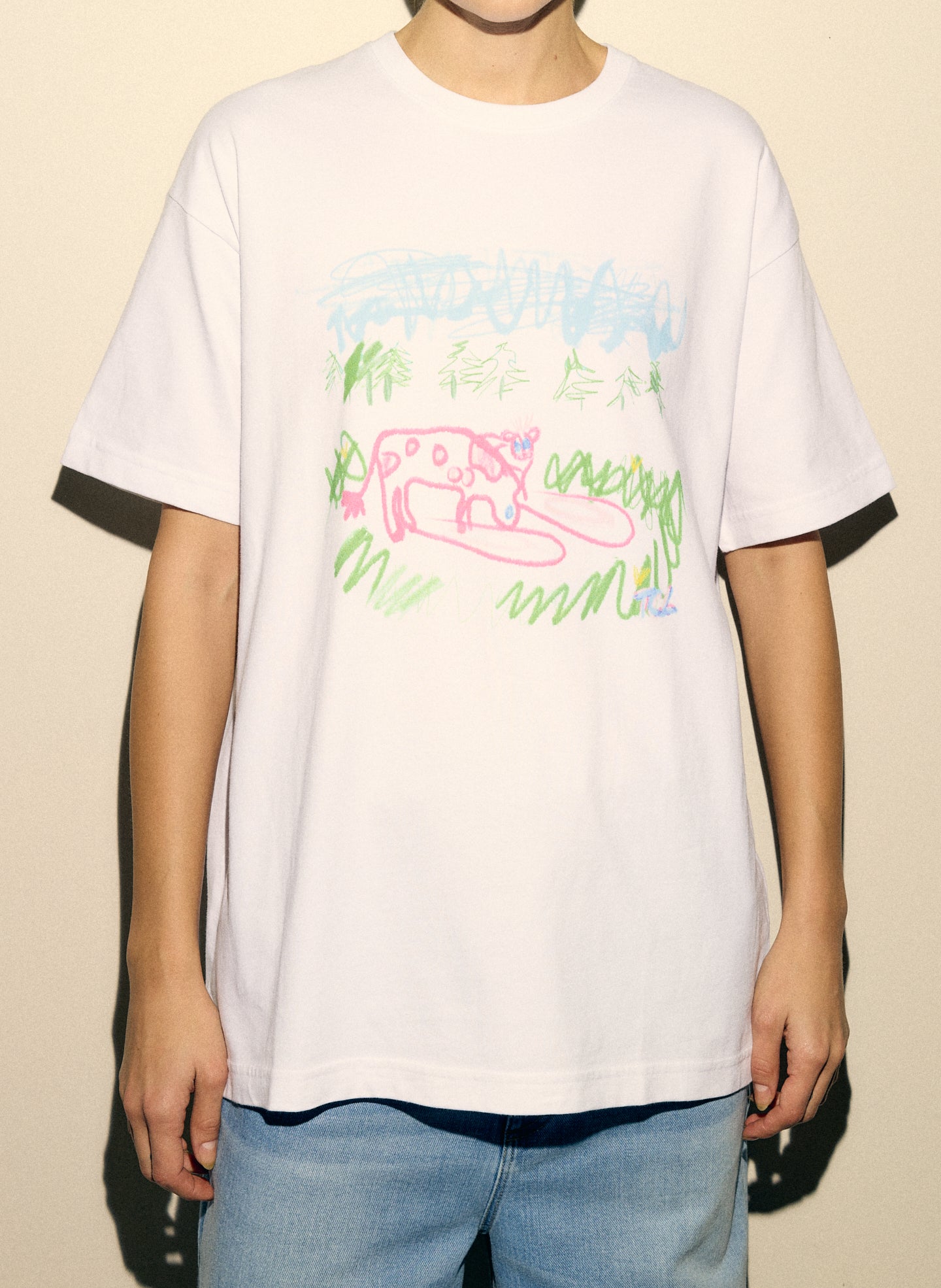 Tibi Creative Lab Moo Print T-Shirt