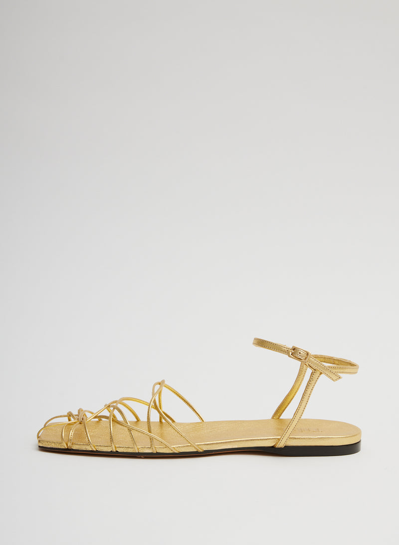 Berneice Kidskin Sandal Gold-1