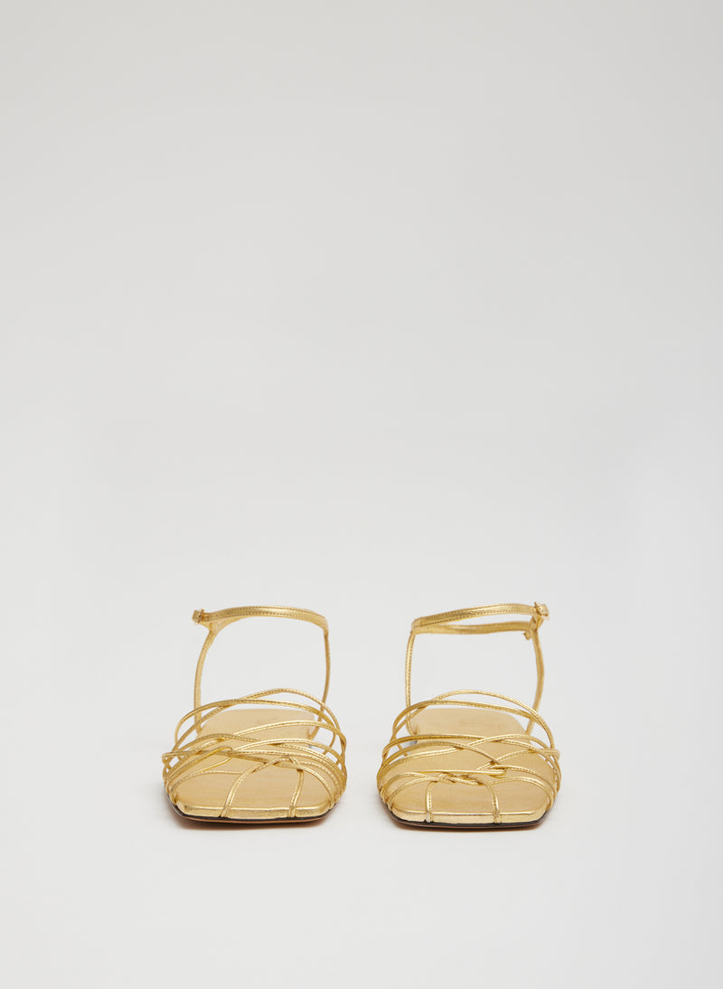 Berneice Kidskin Sandal Gold-4