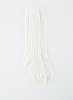 Cashmere Socks White-1