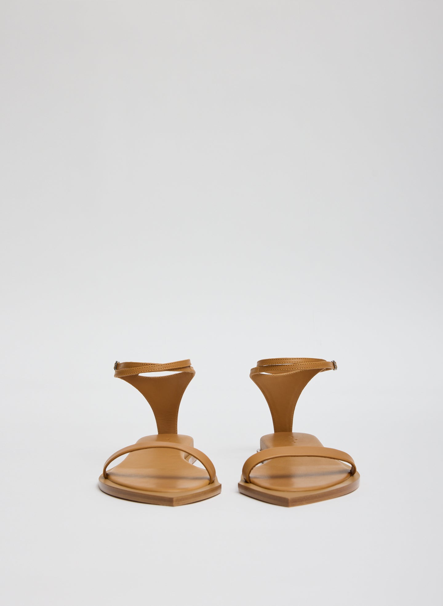 Tan Aldwyn Leather Sandal - front view