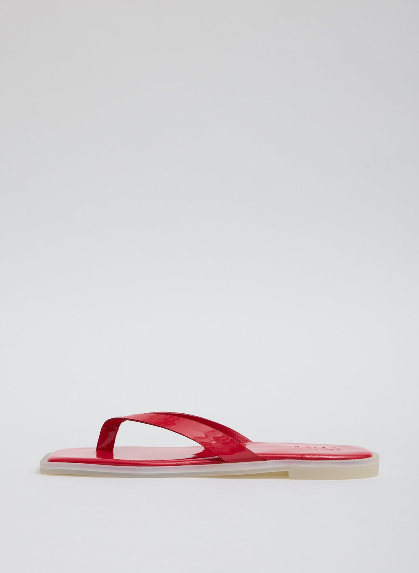 Red Arnie Sandal - side view