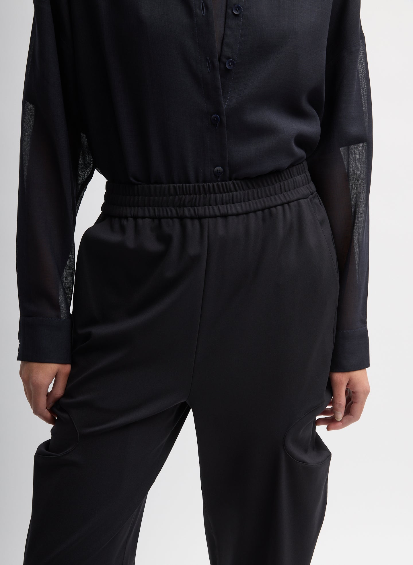 Compact Ultra Stretch Knit Sculpted Meir Pant