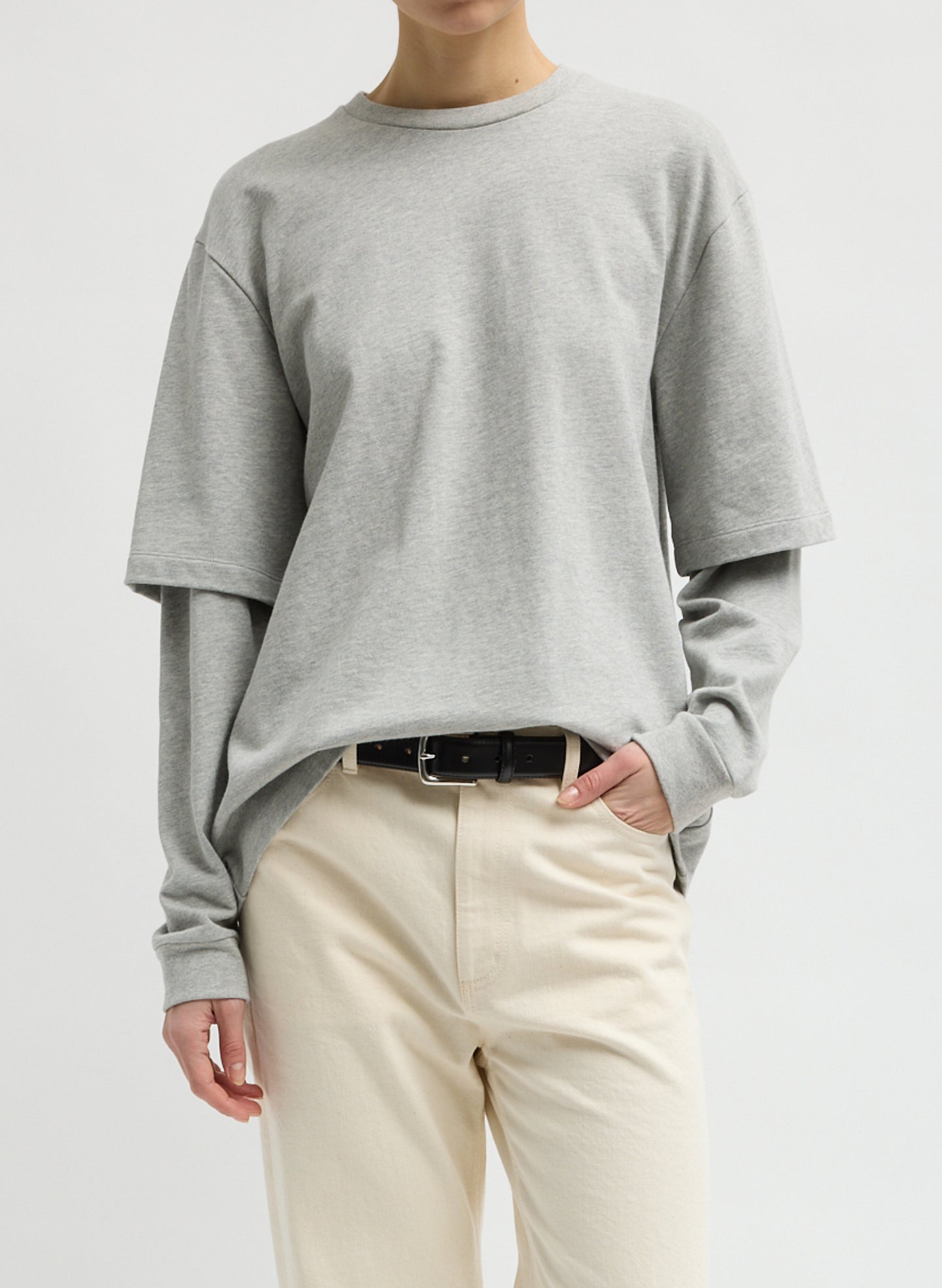 Perfect Unisex Double Layer Long Sleeve T-Shirt – Tibi Official