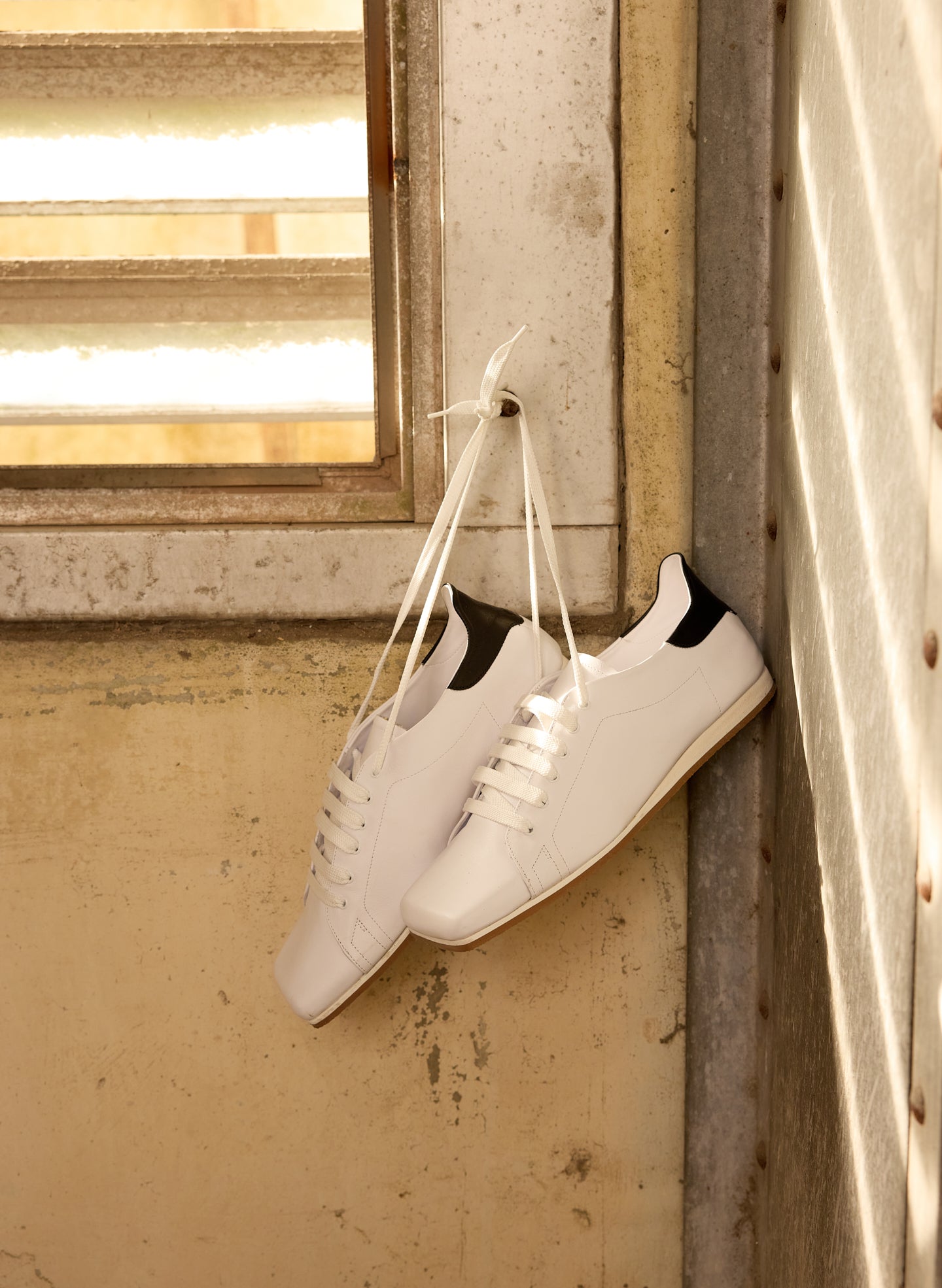Seth Square Toe Sneaker - editorial image