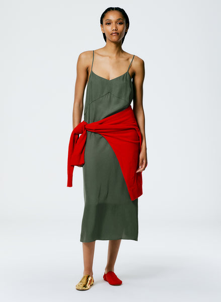 Tibi green sale dress