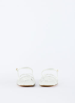 Berneice Kidskin Sandal Optic White-4