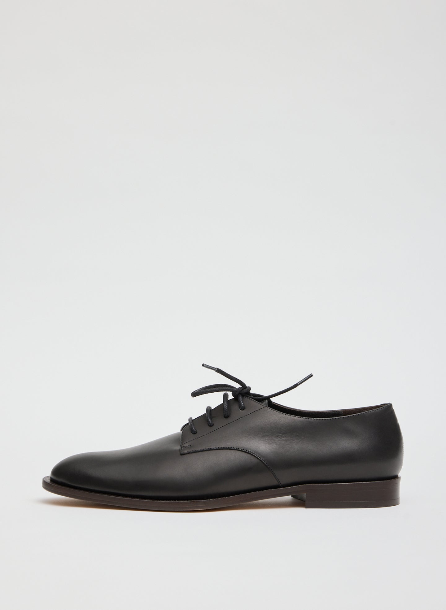 Black Leather Edgar Loafer - side view
