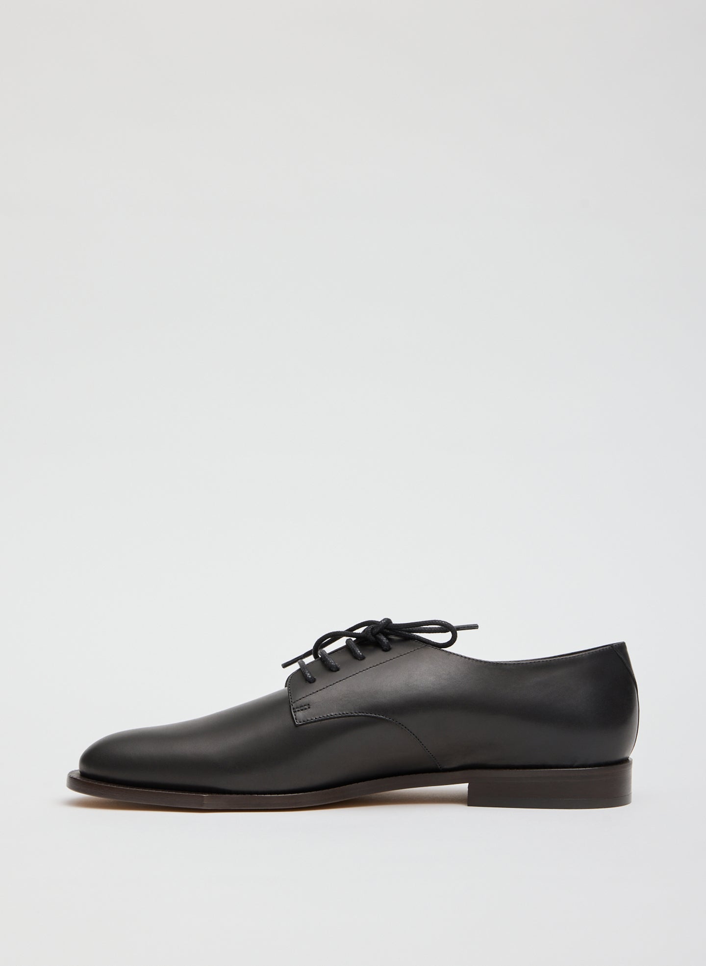 Black Leather Edgar Loafer - side view