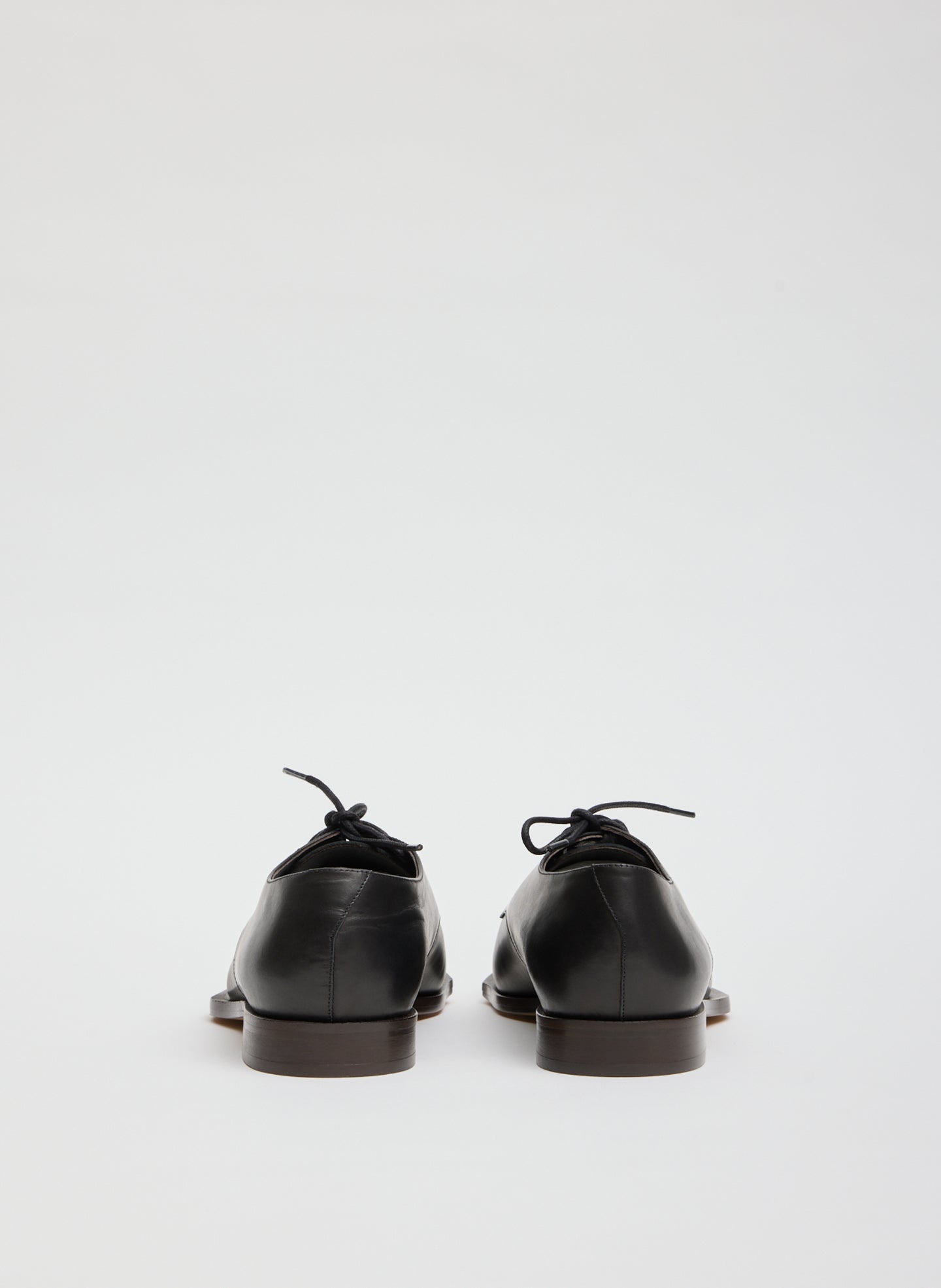 Black Leather Edgar Loafer - back view