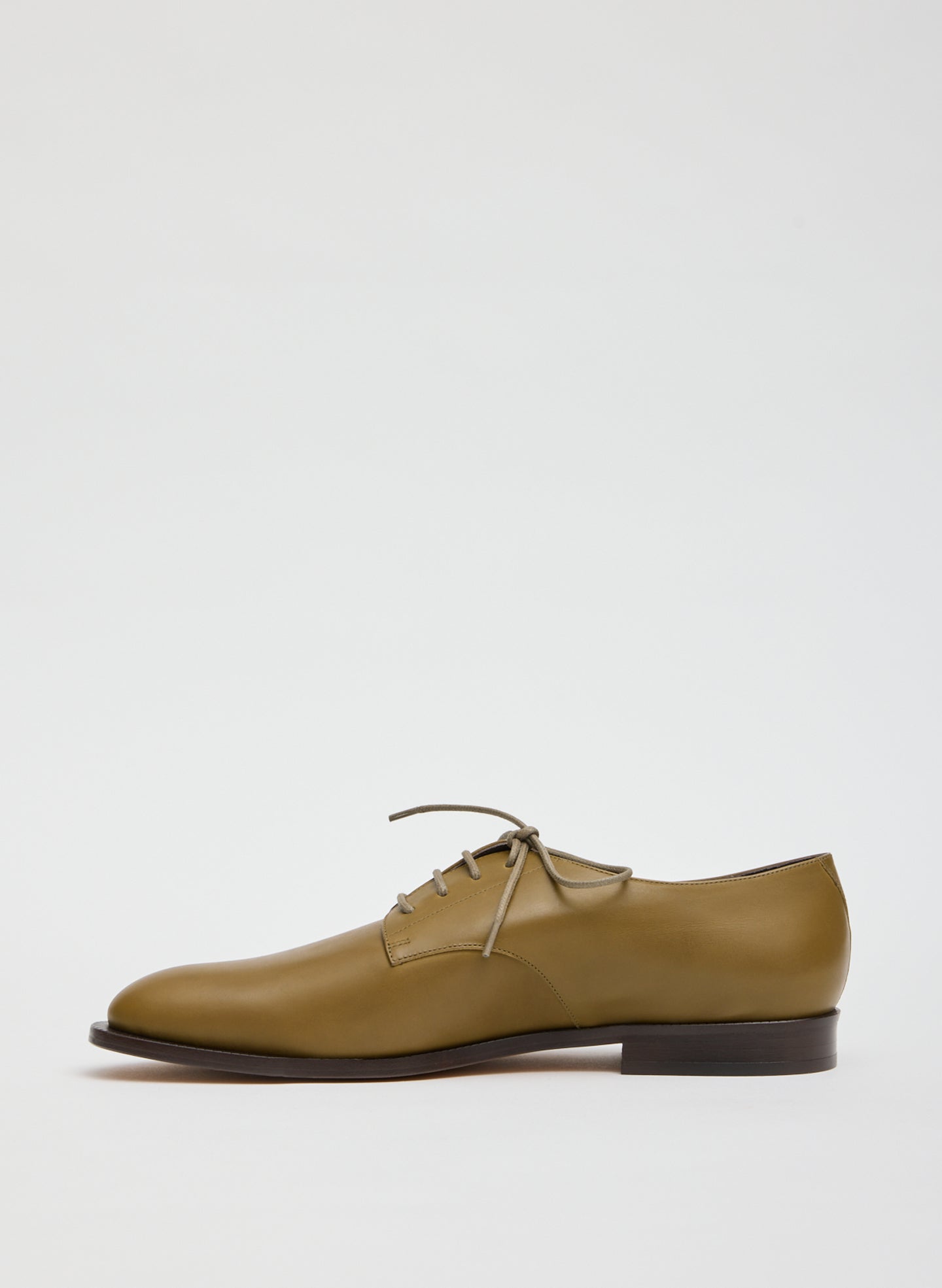 Army Green Leather Edgar Loafer - side view