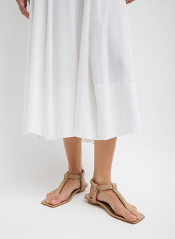 T-Shirt Sleeveless Dress White-4