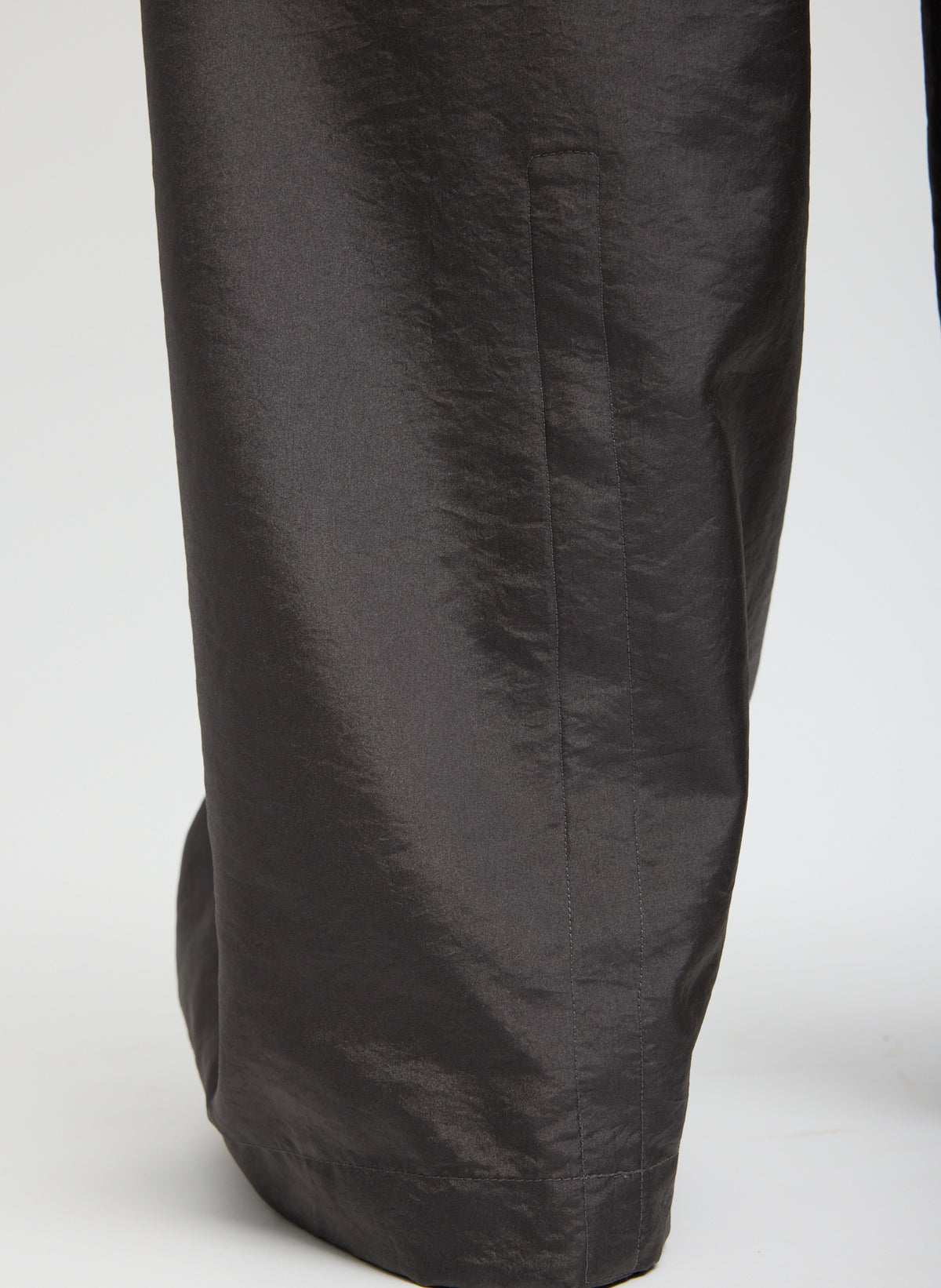 Metal Crispy Nylon Winslow Pant - closeup of snap details