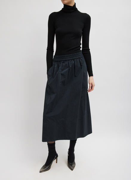 Nylon Pull On Full Skirt – Tibi Official