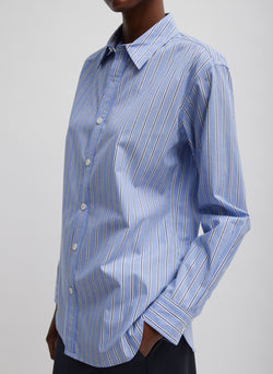 Striped Shirting Charlie Men's Slim Shirt Blue Multi-3