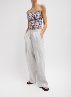 Drapey Suiting Marit Pull On Pant Stone-1