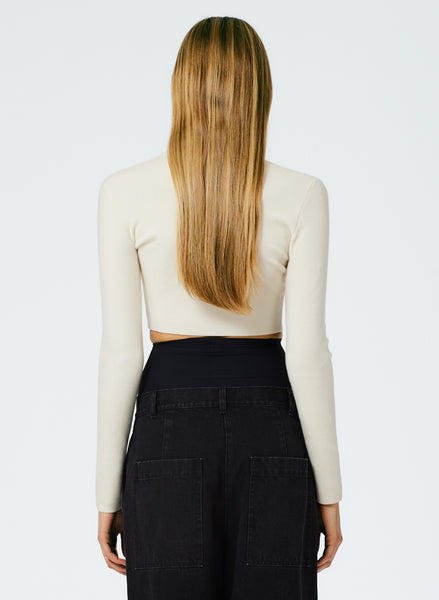 Tibi 2025 cropped sweater