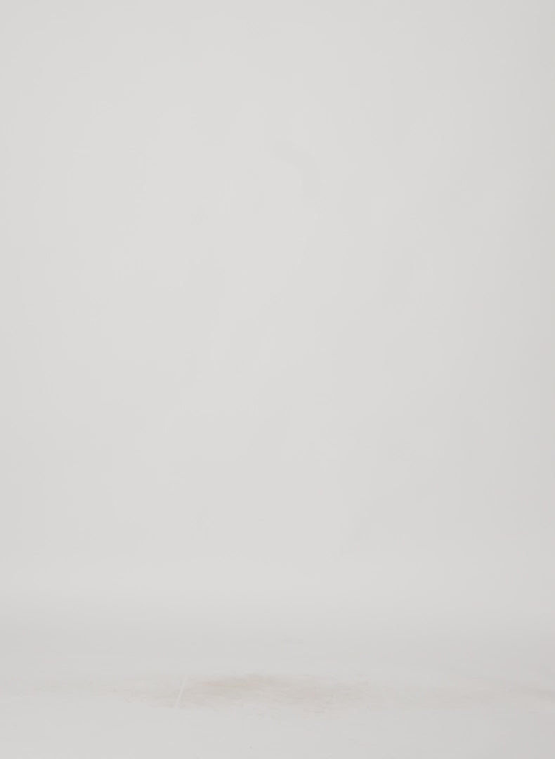 White Light Weight Sweatshirting Crewneck Sweatshirt - video on model