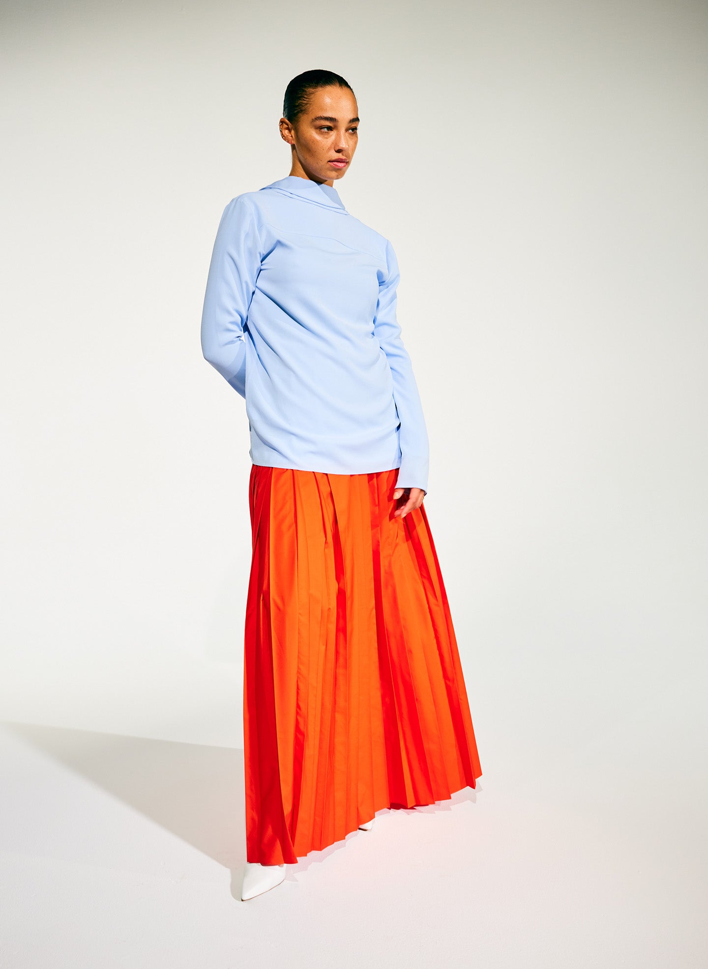 Soft Drape Slim Shirt