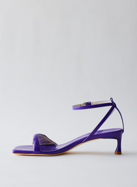 Royal purple sandals top