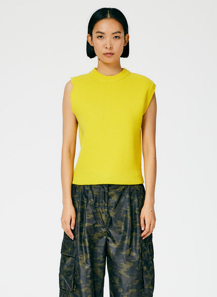 Tibi 2025 yellow sweater