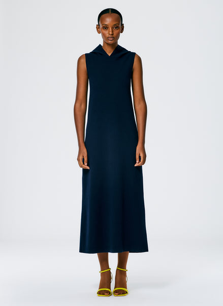 Tibi open cheap back sweatshirt dress