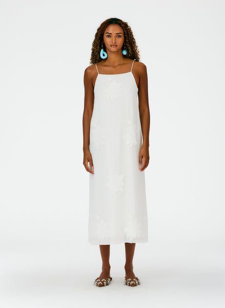 Tibi long hotsell sleeve pleated dress