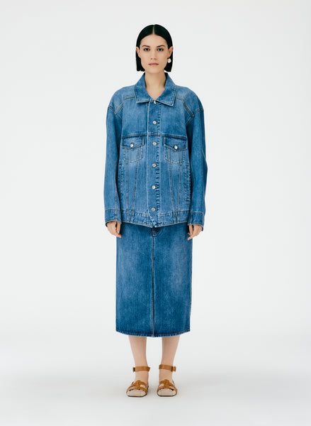 Tibi sale denim jacket