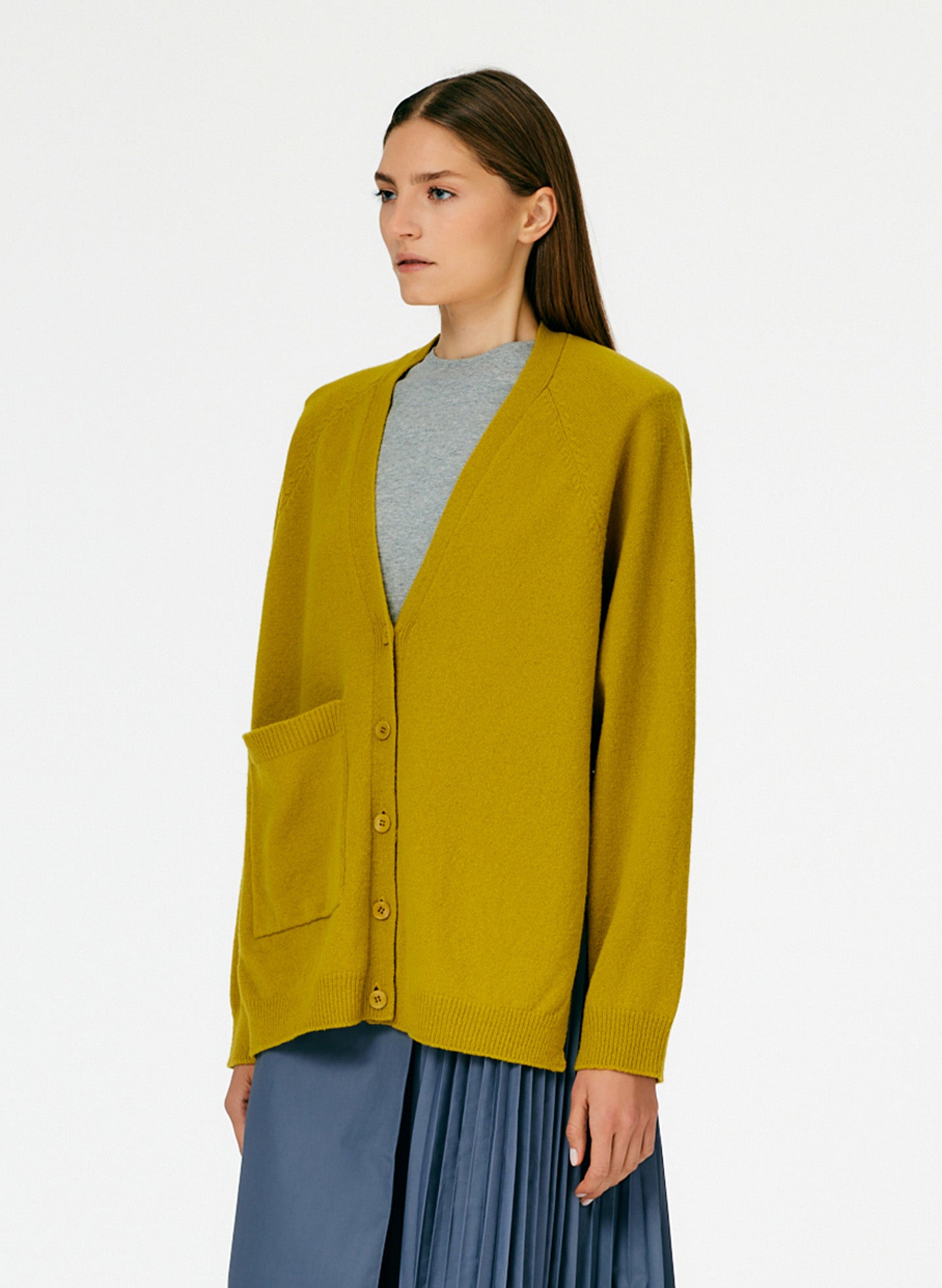 Soft Lambswool Half Cardigan