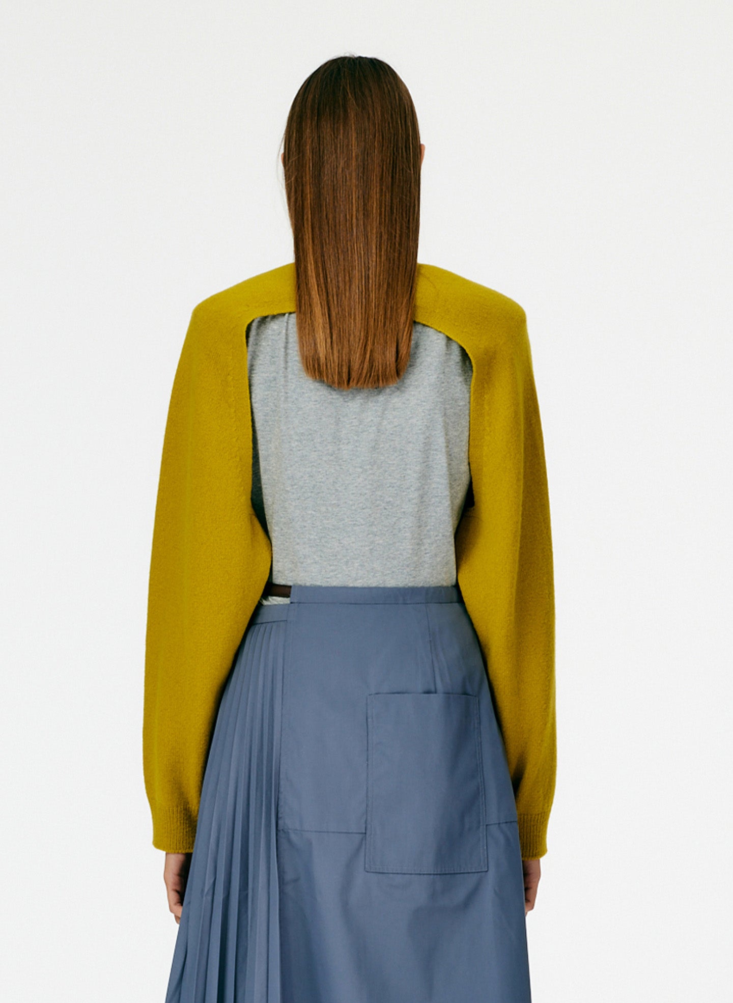 Soft Lambswool Half Cardigan