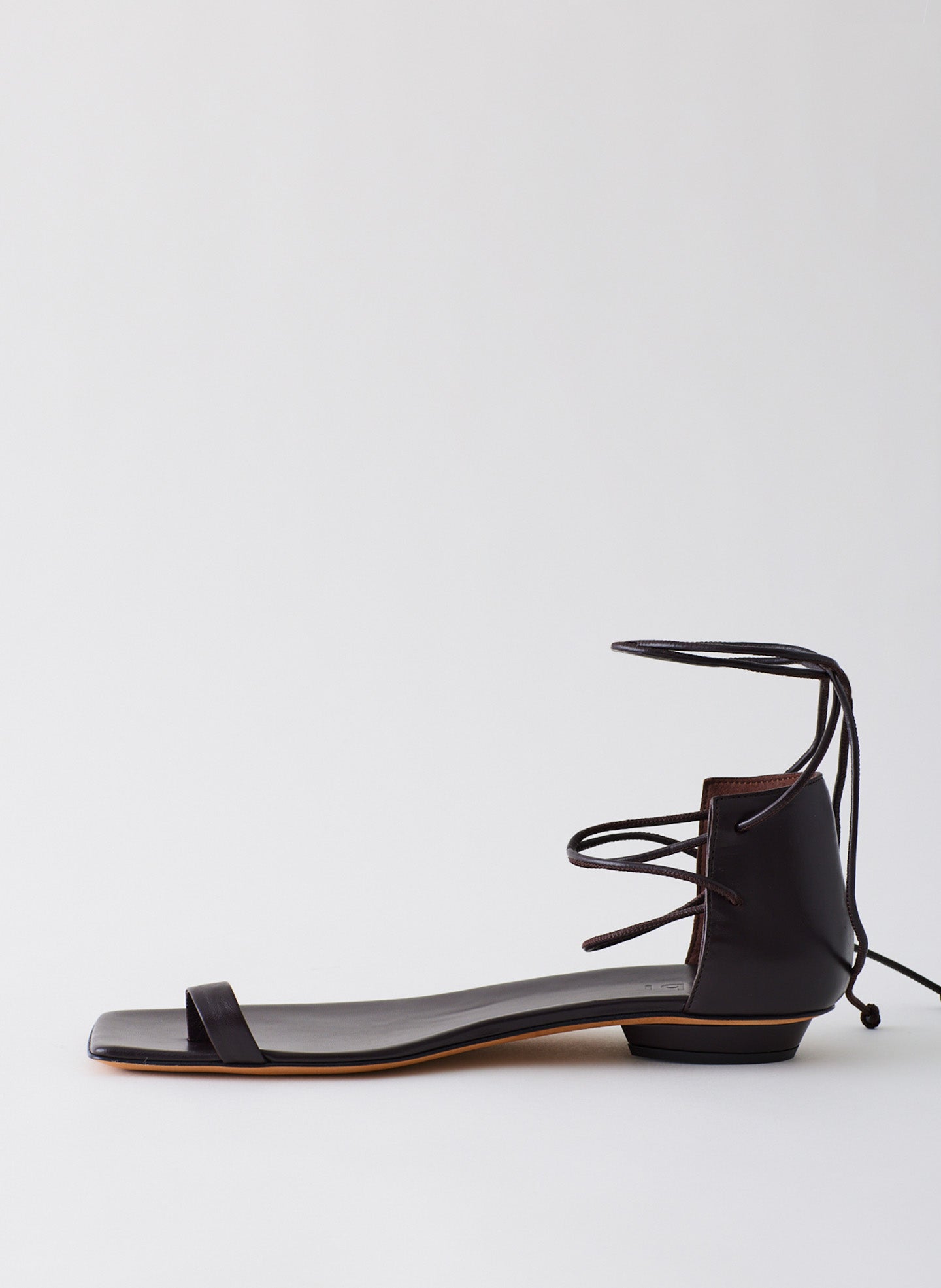 Ali Lace-Up Short Sandal - Espresso-1