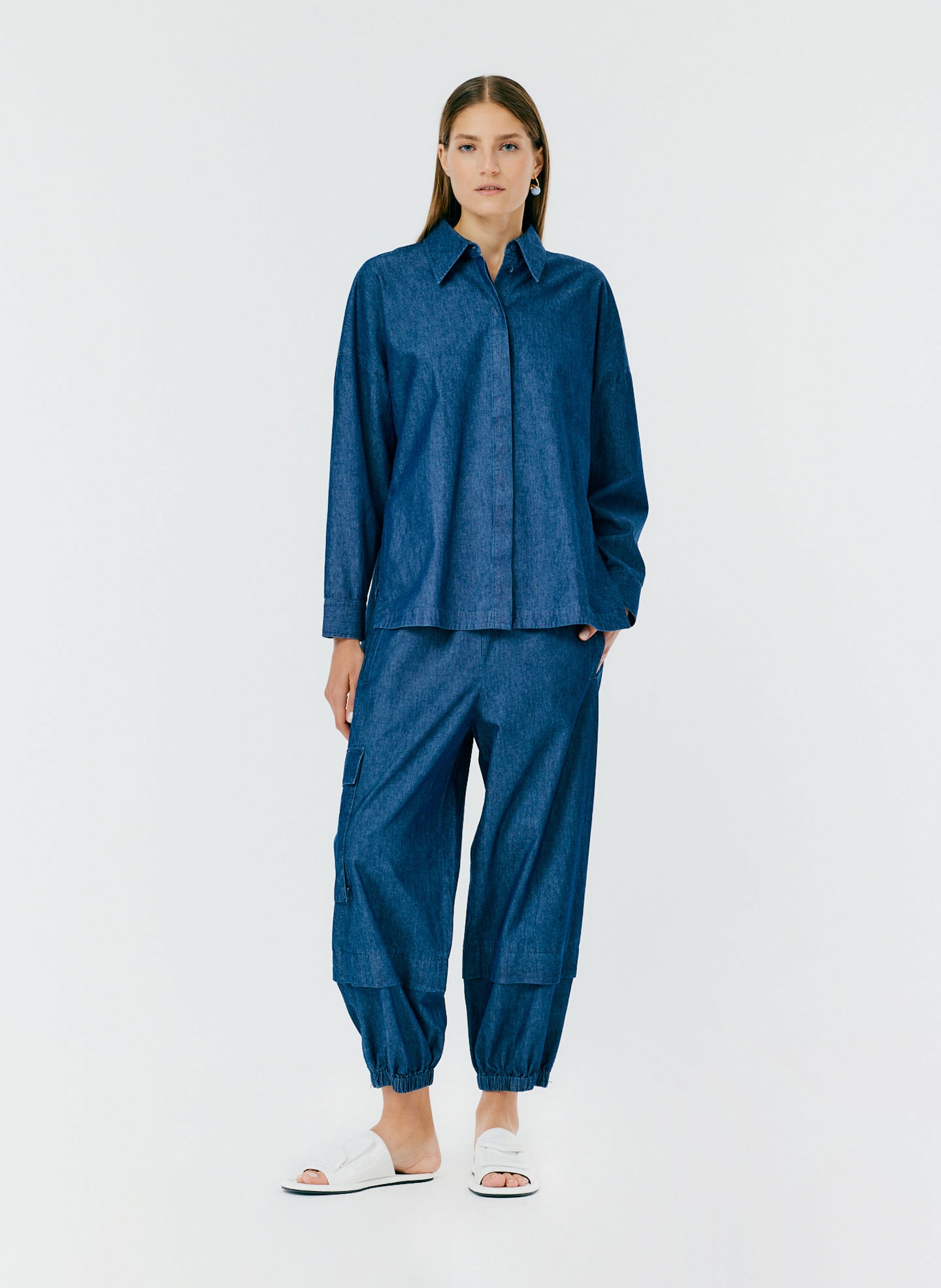 Light Weight Denim Oversized Gabe Shirt