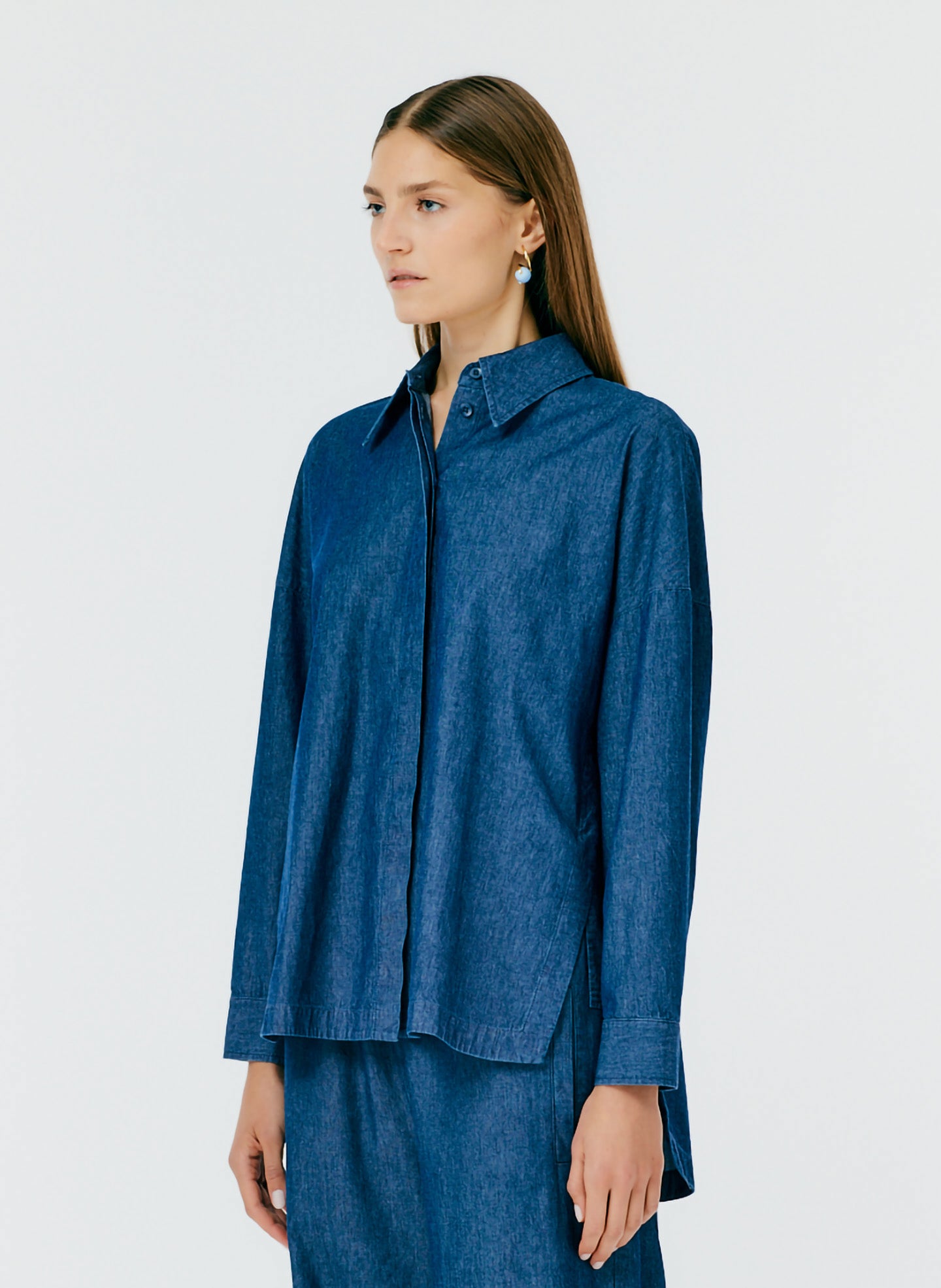 Light Weight Denim Oversized Gabe Shirt