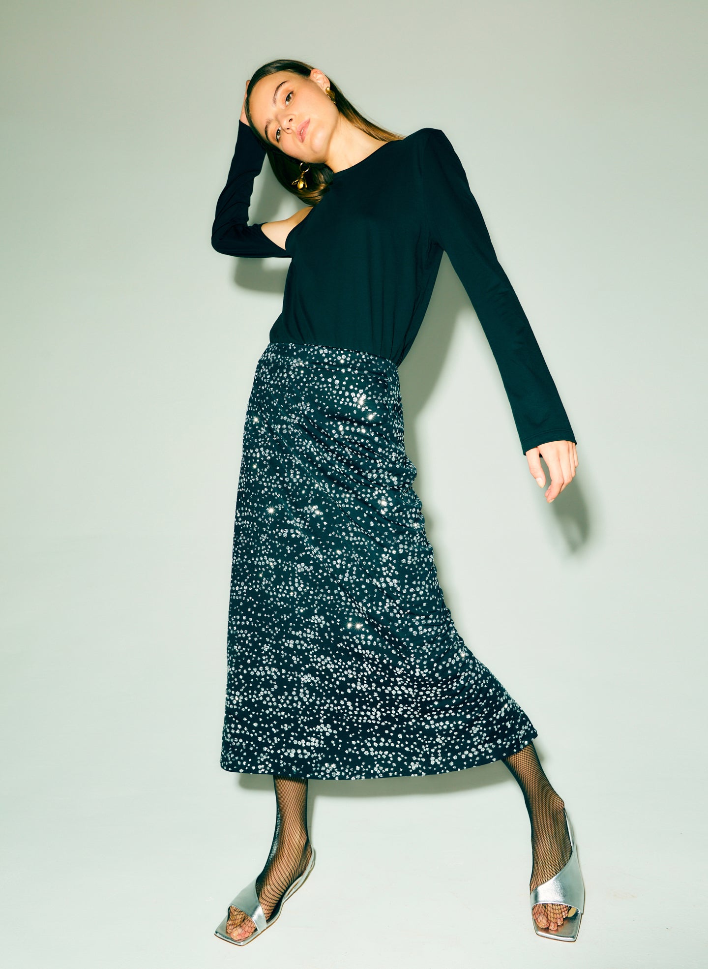 Long Sleeve Cutout T-Shirt
