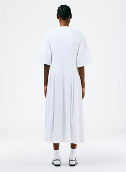 T-Shirt Dress White-3