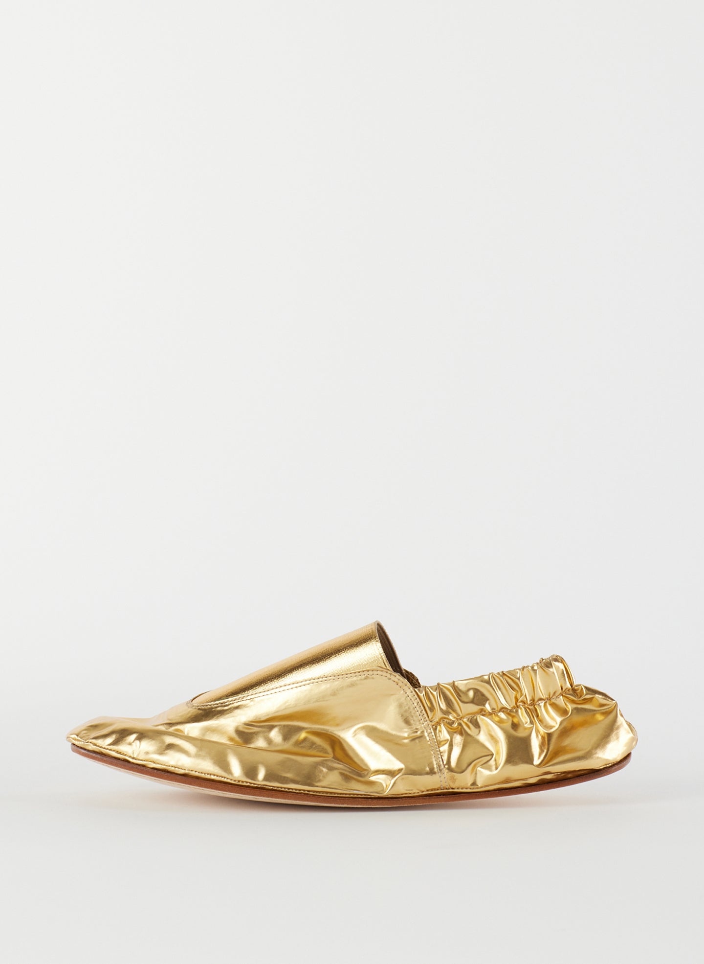 Metallic Mikhail Flat - Gold-1