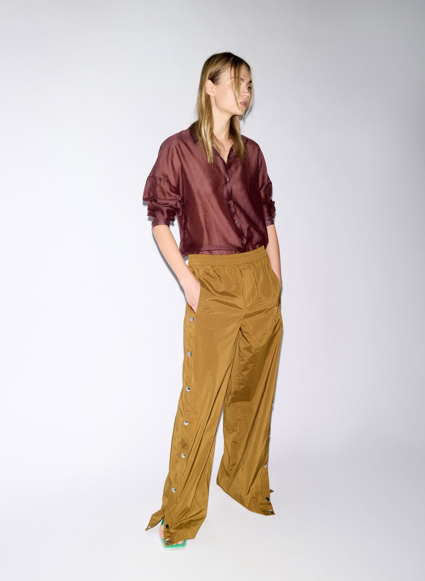 Nylon Snap Jogger – Tibi Official