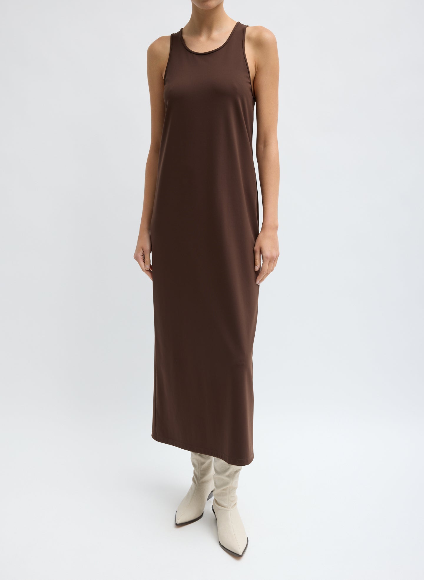 knit sleeveless dress Ramy Brook Kit Midi in Marigold Stripe Imported Product measurements By Anthropologie Sleeveless Knit Mini
