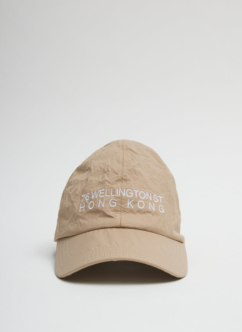 Nylon Baseball Cap Tan-1