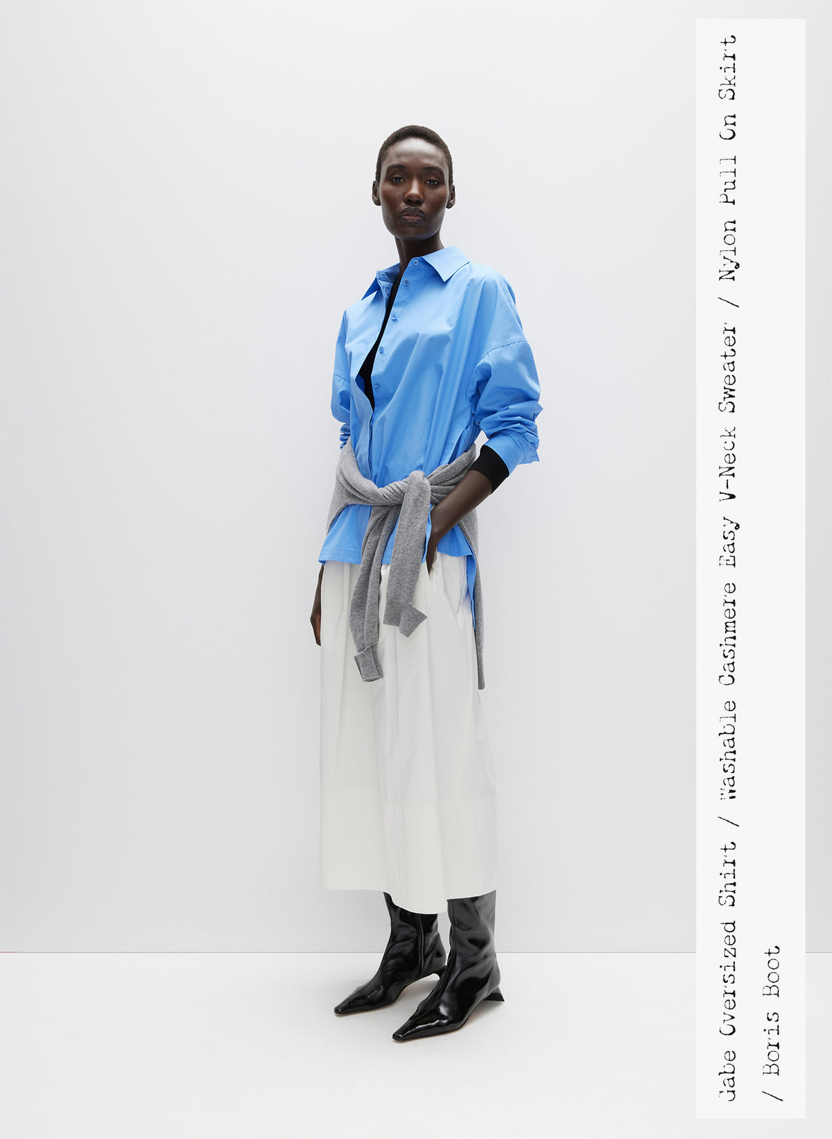 Gabe Oversized Shirt – Tibi Official