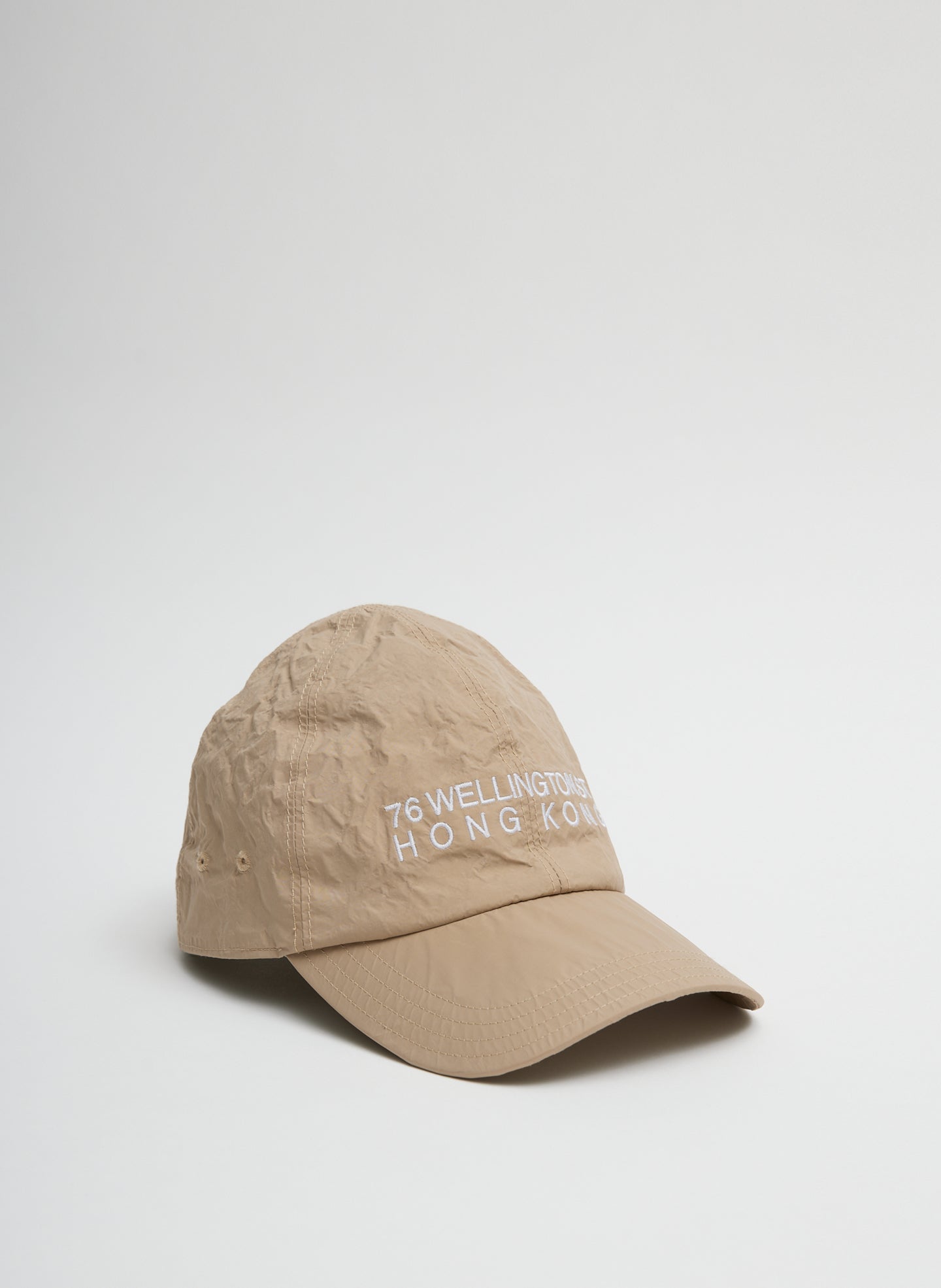 Nylon Baseball Cap - Tan-2