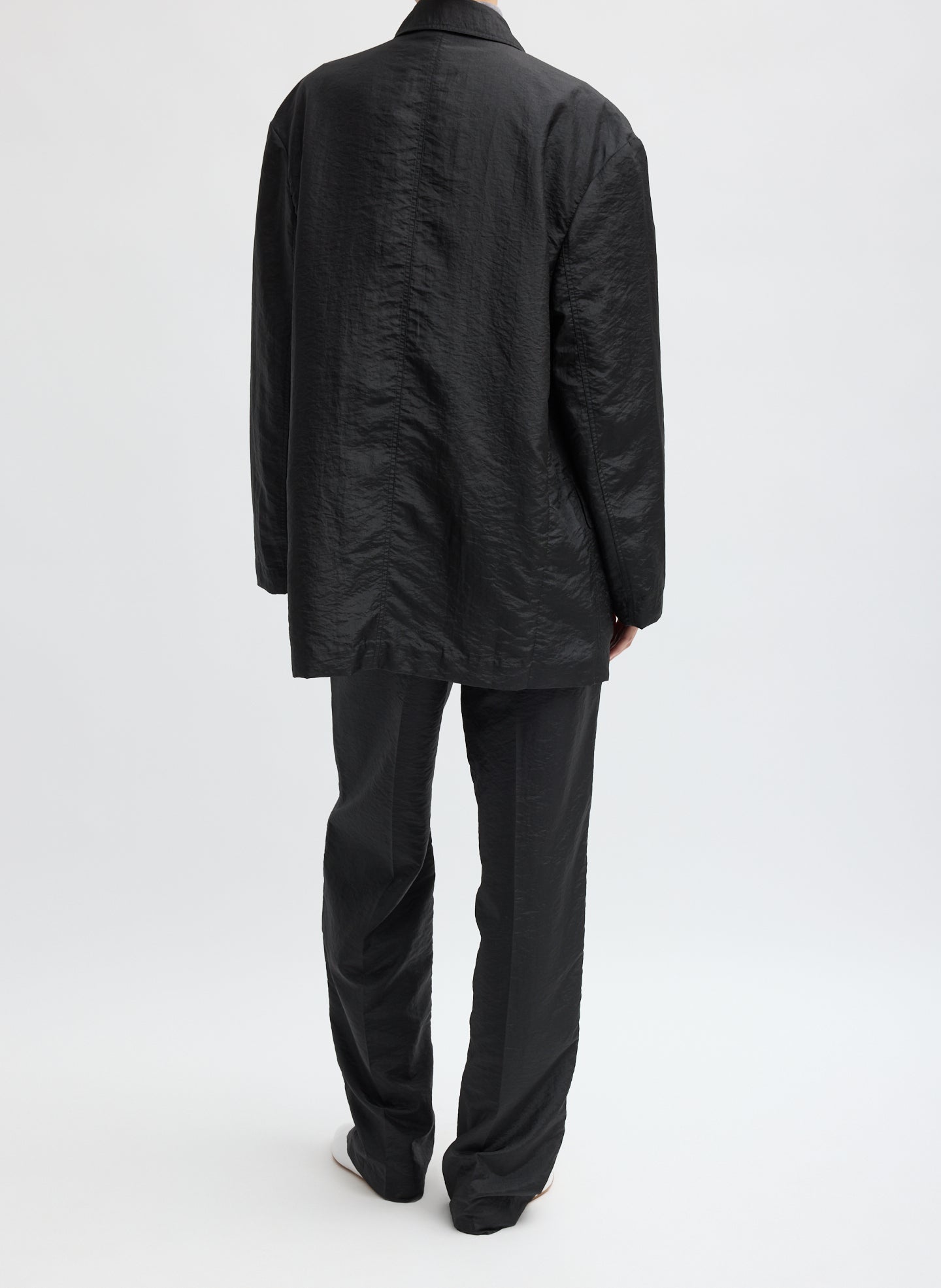 Crispy Nylon Liam Blazer – Tibi Official