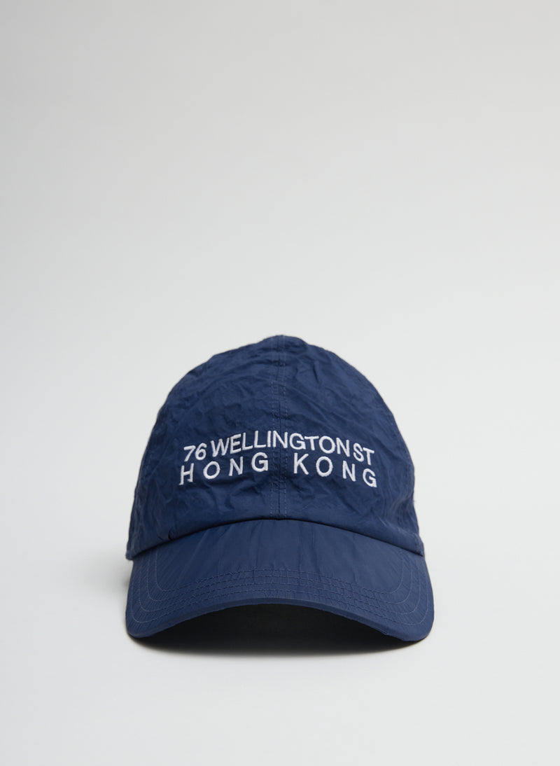 Nylon Baseball Cap Navy-1