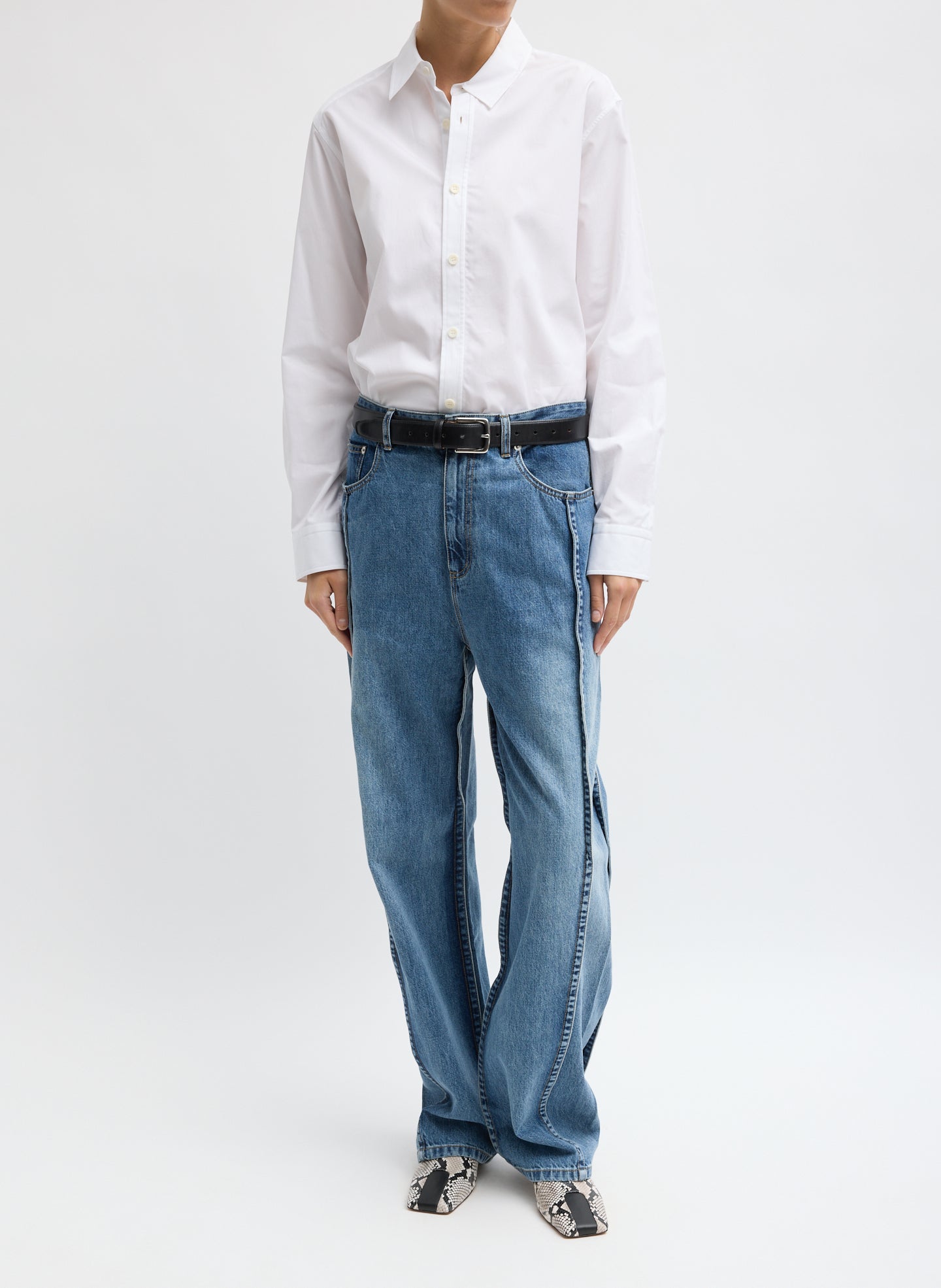 Spring Denim Tuck Jean - Spring Denim Tuck Jean