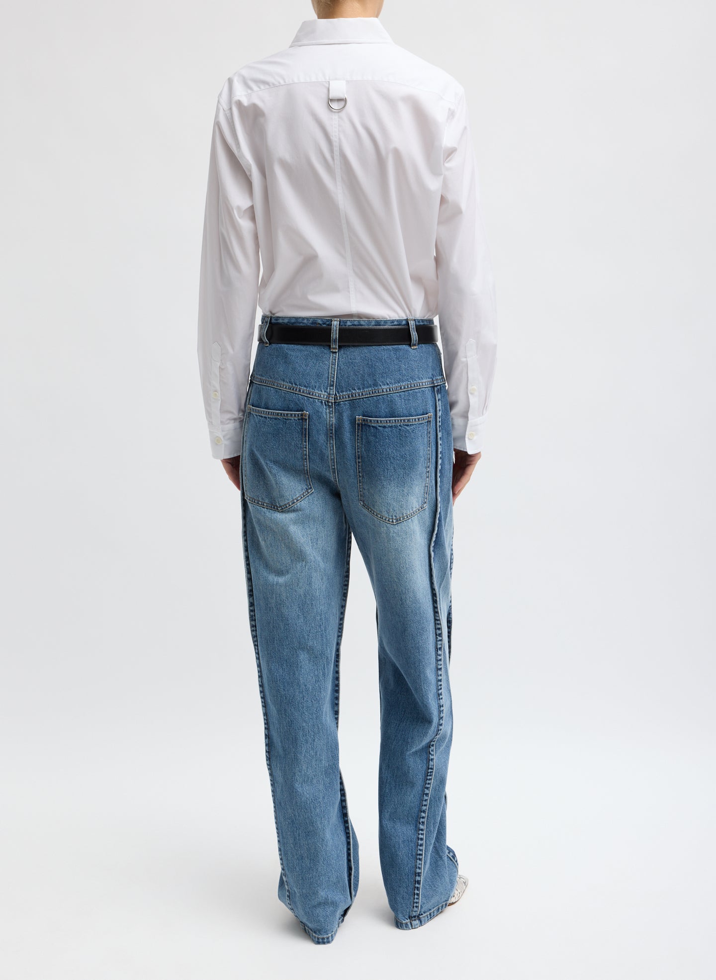 Spring Denim Tuck Jean